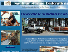 Tablet Screenshot of nautilusrestorations.com